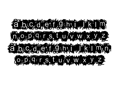 A Damn Mess TrueType Font