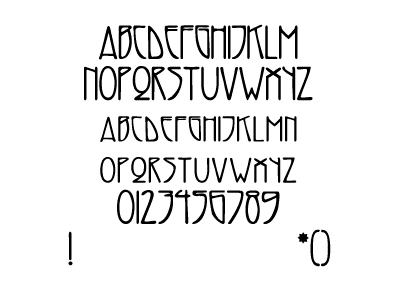 Adresack TrueType Font