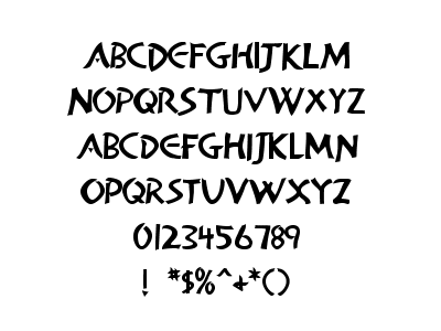 Alan Den TrueType Font