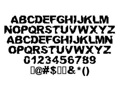 Ate Up With Dumb Ass TrueType Font
