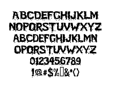 Blood Feast TrueType Font