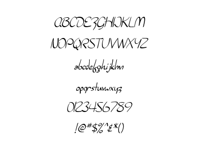 Burlington Script TrueType Font