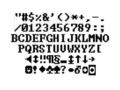 Green Screen TrueType Font
