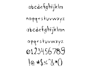 Bootyscratch TrueType Font